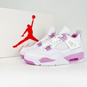 ❤️❤️❤️Air Jordan 4 Retro White Pink Oreo